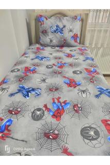 Tek Kişilik 160x240 Lastiksiz Çarşaf Takımı Spiderman Örümcek Adam